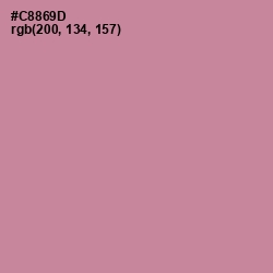#C8869D - Puce Color Image