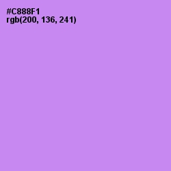 #C888F1 - Light Wisteria Color Image