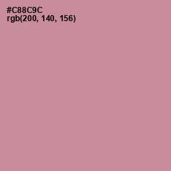 #C88C9C - Puce Color Image