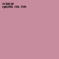 #C88C9F - Puce Color Image