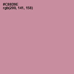 #C88D9E - Puce Color Image