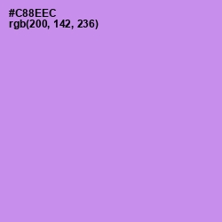 #C88EEC - Light Wisteria Color Image