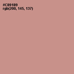 #C89189 - Oriental Pink Color Image