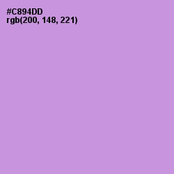 #C894DD - Light Wisteria Color Image
