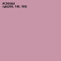 #C895A8 - Viola Color Image