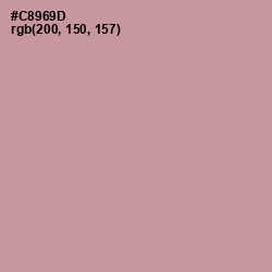 #C8969D - Oriental Pink Color Image