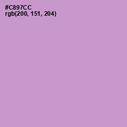 #C897CC - Lilac Color Image
