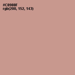#C8988F - Oriental Pink Color Image