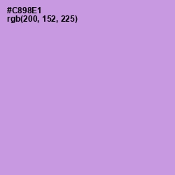 #C898E1 - Light Wisteria Color Image