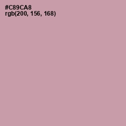 #C89CA8 - Careys Pink Color Image