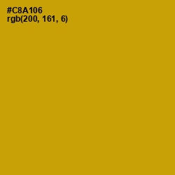 #C8A106 - Buddha Gold Color Image