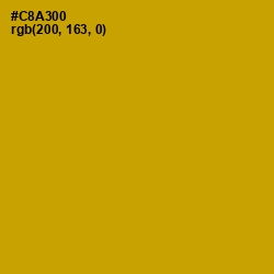 #C8A300 - Buddha Gold Color Image