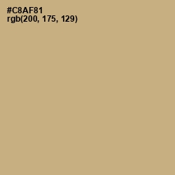 #C8AF81 - Tan Color Image