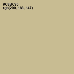 #C8BC93 - Rodeo Dust Color Image