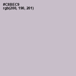 #C8BEC9 - Gray Suit Color Image