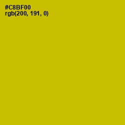 #C8BF00 - Galliano Color Image