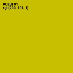 #C8BF01 - Galliano Color Image