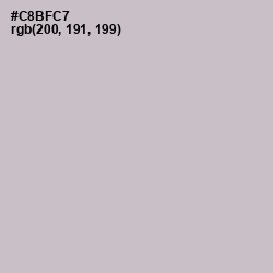 #C8BFC7 - Pale Slate Color Image