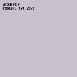 #C8BFCF - Gray Suit Color Image