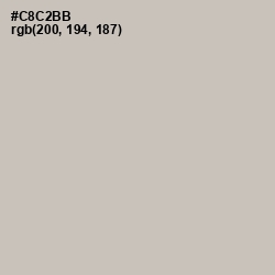 #C8C2BB - Silver Rust Color Image