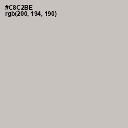 #C8C2BE - Silver Rust Color Image