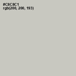 #C8C8C1 - Pumice Color Image