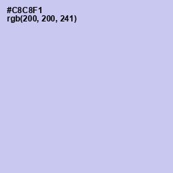 #C8C8F1 - Periwinkle Color Image