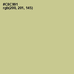 #C8C991 - Pine Glade Color Image