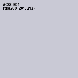 #C8C9D4 - Ghost Color Image