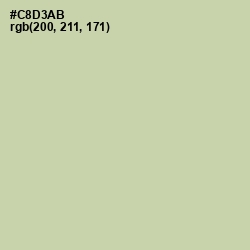 #C8D3AB - Green Mist Color Image