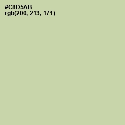 #C8D5AB - Green Mist Color Image