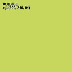 #C8D85E - Wattle Color Image