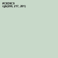 #C8D9C9 - Tasman Color Image
