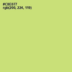 #C8E077 - Yellow Green Color Image