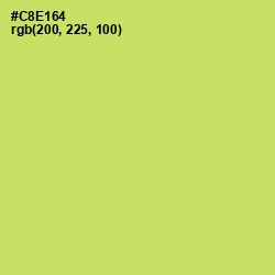 #C8E164 - Yellow Green Color Image