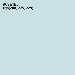 #C8E1E5 - Jagged Ice Color Image