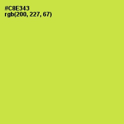 #C8E343 - Wattle Color Image