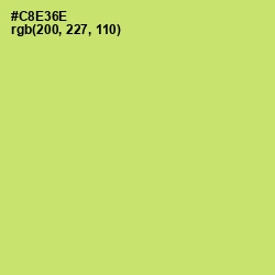 #C8E36E - Yellow Green Color Image