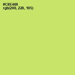 #C8E469 - Yellow Green Color Image