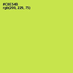 #C8E54B - Wattle Color Image