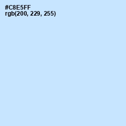 #C8E5FF - Hawkes Blue Color Image