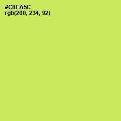 #C8EA5C - Yellow Green Color Image