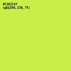 #C8EE47 - Wattle Color Image