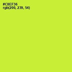 #C8EF36 - Pear Color Image
