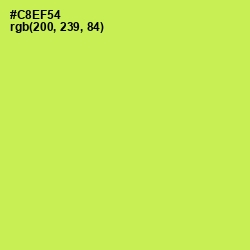#C8EF54 - Wattle Color Image