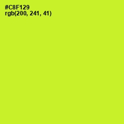 #C8F129 - Pear Color Image