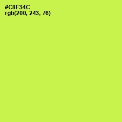 #C8F34C - Wattle Color Image