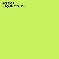 #C8F35F - Sulu Color Image