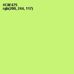 #C8F475 - Sulu Color Image