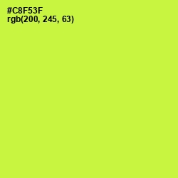 #C8F53F - Pear Color Image